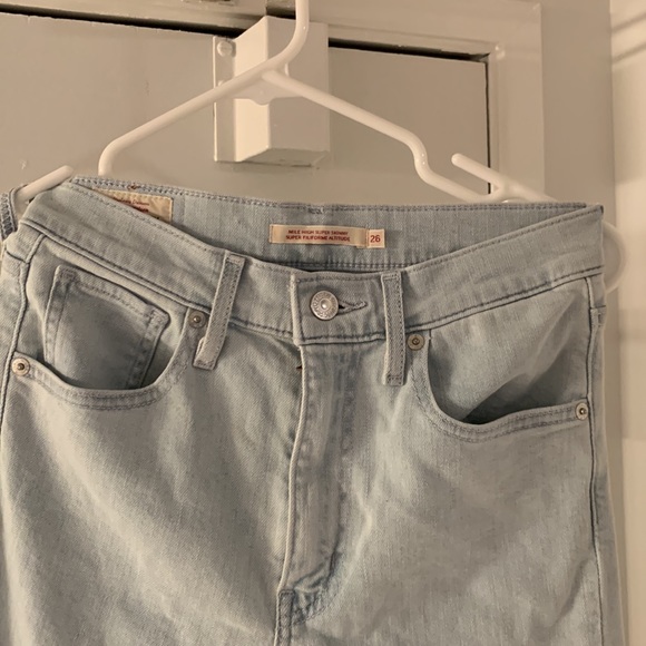 Levi’s Super Skinny jeans baby blue - Picture 2 of 5